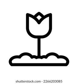 Showcase the beauty and elegance of your design with this stunning Black and White garden Icon. Perfect for graphic designs, logos, mobile apps, posters and more. 
