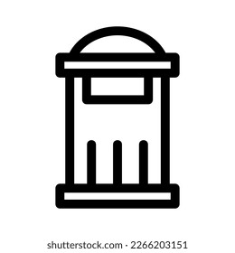 Muestra la belleza y la elegancia de tu diseño con este impresionante icono negro y blanco de la basura. Perfecto para diseños gráficos, logos, aplicaciones móviles, afiches y más. 
