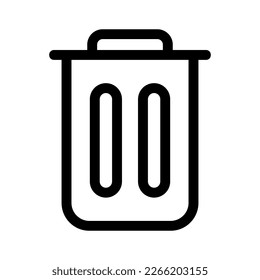 Showcase the beauty and elegance of your design with this stunning Black and White garbage Icon. Perfect for graphic designs, logos, mobile apps, posters and more. 
