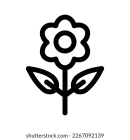 Showcase the beauty and elegance of your design with this stunning Black and White flower Icon. Perfect for graphic designs, logos, mobile apps, posters and more. 
