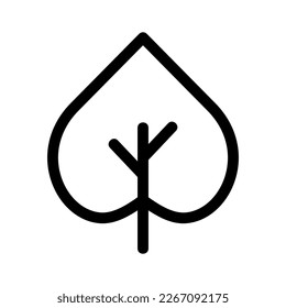 Showcase the beauty and elegance of your design with this stunning Black and White leaf Icon. Perfect for graphic designs, logos, mobile apps, posters and more. 
