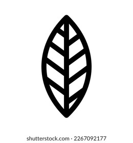 Showcase the beauty and elegance of your design with this stunning Black and White leaf Icon. Perfect for graphic designs, logos, mobile apps, posters and more. 

