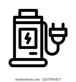 Muestra la belleza y elegancia de tu diseño con este impresionante icono de la estación eléctrica en blanco y negro. Perfecto para diseños gráficos, logos, aplicaciones móviles, afiches y más. 
