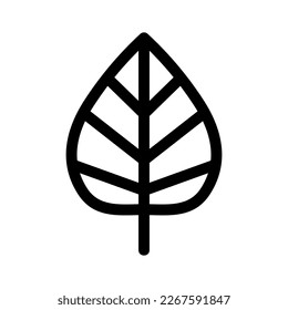 Showcase the beauty and elegance of your design with this stunning Black and White leaf Icon. Perfect for graphic designs, logos, mobile apps, posters and more. 
