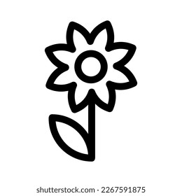 Showcase the beauty and elegance of your design with this stunning Black and White flower Icon. Perfect for graphic designs, logos, mobile apps, posters and more. 
