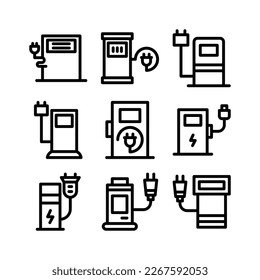 Muestra la belleza y elegancia de tu diseño con este impresionante icono de la estación eléctrica en blanco y negro. Perfecto para diseños gráficos, logos, aplicaciones móviles, afiches y más. 
