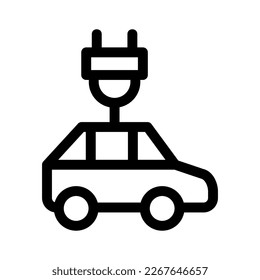 Showcase the beauty and elegance of your design with this stunning Black and White electric car Icon. Perfect for graphic designs, logos, mobile apps, posters and more. 
