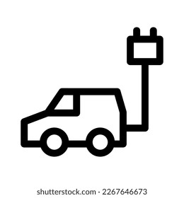 Showcase the beauty and elegance of your design with this stunning Black and White electric car Icon. Perfect for graphic designs, logos, mobile apps, posters and more. 
