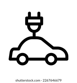 Showcase the beauty and elegance of your design with this stunning Black and White electric car Icon. Perfect for graphic designs, logos, mobile apps, posters and more. 

