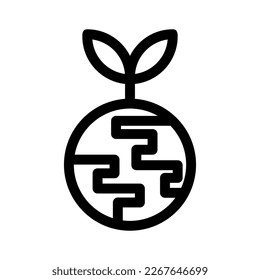 Showcase the beauty and elegance of your design with this stunning Black and White ecology Icon. Perfect for graphic designs, logos, mobile apps, posters and more. 
