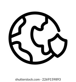 Showcase the beauty and elegance of your design with this stunning Black and White earth Icon. Perfect for graphic designs, logos, mobile apps, posters and more. 
