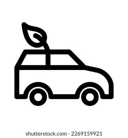 Showcase the beauty and elegance of your design with this stunning Black and White eco car Icon. Perfect for graphic designs, logos, mobile apps, posters and more. 
