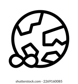 Showcase the beauty and elegance of your design with this stunning Black and White earth Icon. Perfect for graphic designs, logos, mobile apps, posters and more. 
