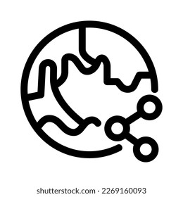Showcase the beauty and elegance of your design with this stunning Black and White earth Icon. Perfect for graphic designs, logos, mobile apps, posters and more. 
