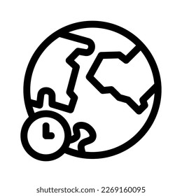 Showcase the beauty and elegance of your design with this stunning Black and White earth Icon. Perfect for graphic designs, logos, mobile apps, posters and more. 
