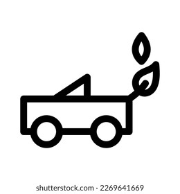 Showcase the beauty and elegance of your design with this stunning Black and White eco car Icon. Perfect for graphic designs, logos, mobile apps, posters and more. 
