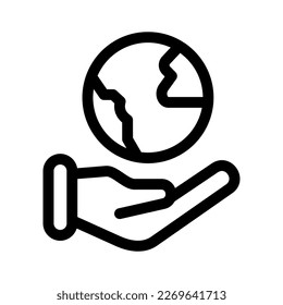 Showcase the beauty and elegance of your design with this stunning Black and White earth sustainability Icon. Perfect for graphic designs, logos, mobile apps, posters and more. 
