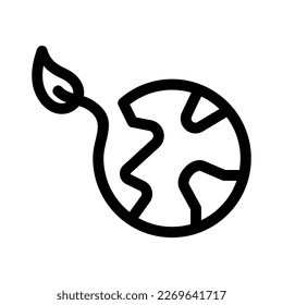 Erleben Sie die Schönheit und Eleganz Ihres Designs mit diesem atemberaubenden Black and White Earth Nachhaltigkeit Icon. Perfekt für Grafikdesigns, Logos, mobile Apps, Poster und mehr. 
