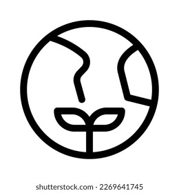 Showcase the beauty and elegance of your design with this stunning Black and White earth sustainability Icon. Perfect for graphic designs, logos, mobile apps, posters and more. 
