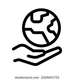 Showcase the beauty and elegance of your design with this stunning Black and White earth sustainability Icon. Perfect for graphic designs, logos, mobile apps, posters and more. 
