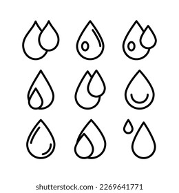 Showcase the beauty and elegance of your design with this stunning Black and White dewdrop Icon. Perfect for graphic designs, logos, mobile apps, posters and more. 
