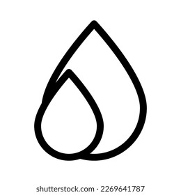 Showcase the beauty and elegance of your design with this stunning Black and White dewdrop Icon. Perfect for graphic designs, logos, mobile apps, posters and more. 
