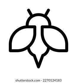 Showcase the beauty and elegance of your design with this stunning Black and White Bee Icon. Perfect for graphic designs, logos, mobile apps, posters and more. 

