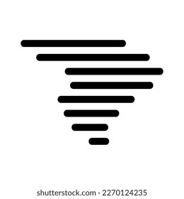 Erleben Sie die Schönheit und Eleganz Ihres Designs mit diesem atemberaubenden Schwarz-Weiß-Klimasymbol. Perfekt für Grafikdesigns, Logos, mobile Apps, Poster und mehr. 
