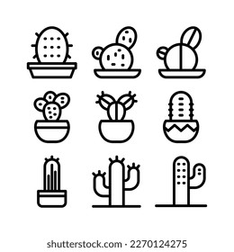 Showcase the beauty and elegance of your design with this stunning Black and White cactus Icon. Perfect for graphic designs, logos, mobile apps, posters and more. 
