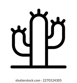Showcase the beauty and elegance of your design with this stunning Black and White cactus Icon. Perfect for graphic designs, logos, mobile apps, posters and more. 
