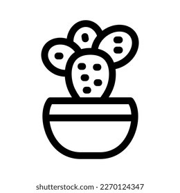 Showcase the beauty and elegance of your design with this stunning Black and White cactus Icon. Perfect for graphic designs, logos, mobile apps, posters and more. 
