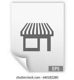 Showcase icon vector illustration