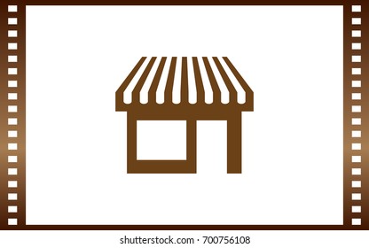 Showcase icon vector illustration