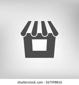Showcase icon vector illustration. Flat design element