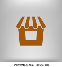 Showcase icon vector illustration. Flat design element