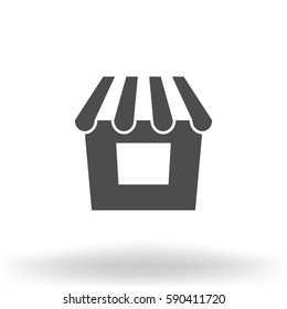 Showcase icon vector illustration. Flat design element