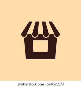 Showcase icon vector illustration. Flat design element