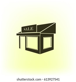 Showcase icon vector illustration. Flat design element
