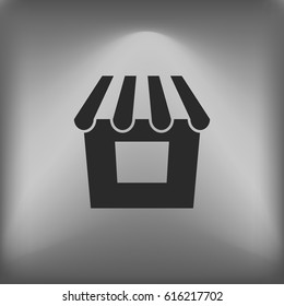 Showcase icon vector illustration. Flat design element