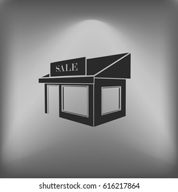 Showcase icon vector illustration. Flat design element