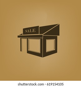 Showcase icon vector illustration. Flat design element