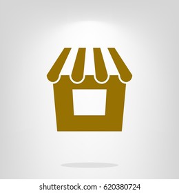 Showcase icon vector illustration. Flat design element