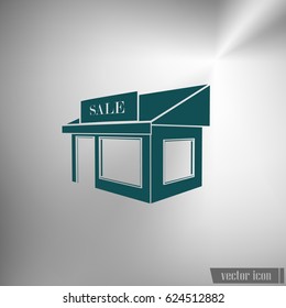 Showcase icon vector illustration. Flat design element