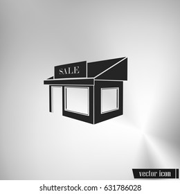 Showcase icon vector illustration. Flat design element