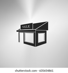 Showcase icon vector illustration. Flat design element