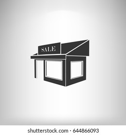Showcase icon vector illustration. Flat design element