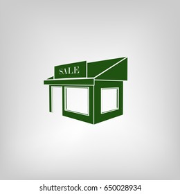 Showcase icon vector illustration. Flat design element