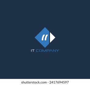 Showcase innovation and technology with this dynamic stock footage of an IT company's logo reveal. Sleek shapes and lines digitally emerge, combining abstract minimalism with modern elegance.