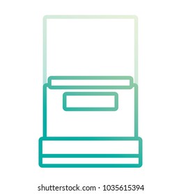 showcase vector illustration