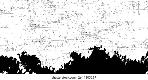 mostra pinceladas pretas abstratas dinâmicas varrendo um fundo branco, criando um visual minimalista mas poderoso